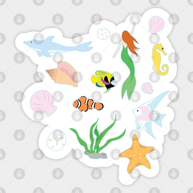 Ocean Life Sticker by SakuraDragon